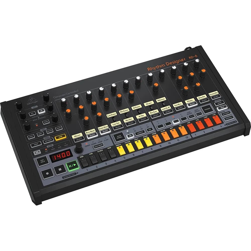 Behringer Rhythm Designer RD-8 MK2 – Caja de Ritmos Analógica - Miniatura 1 en LEMM DJ Store