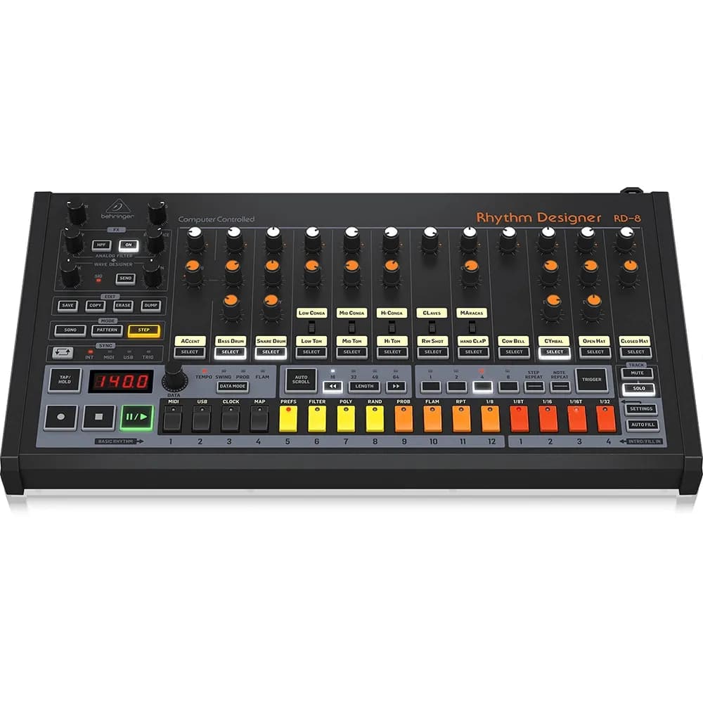 Behringer Rhythm Designer RD-8 MK2 – Caja de Ritmos Analógica - Miniatura 2 en LEMM DJ Store
