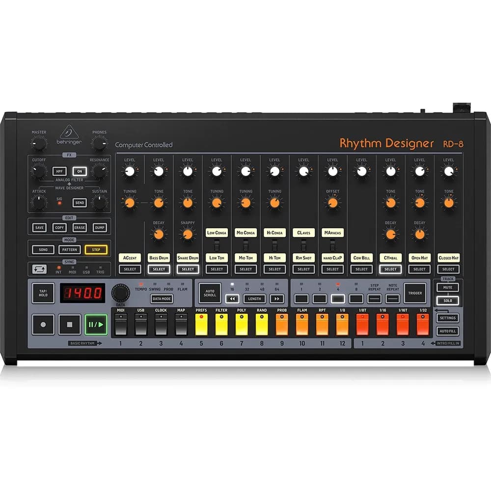 Behringer Rhythm Designer RD-8 MK2 – Caja de Ritmos Analógica - Miniatura 3 en LEMM DJ Store