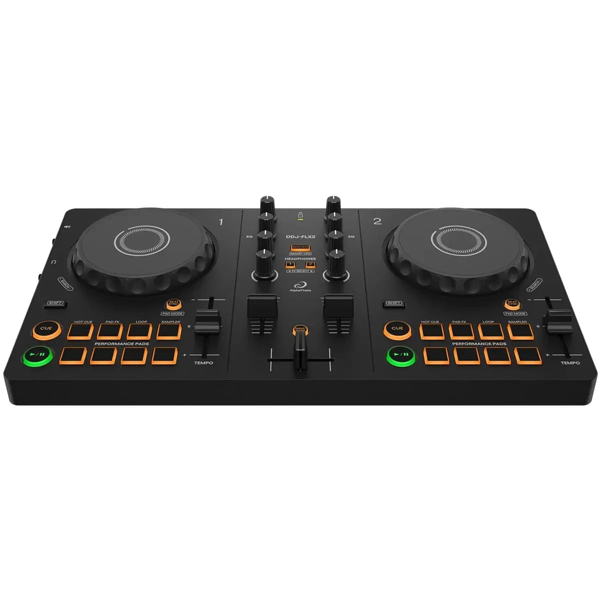 AlphaTheta DDJ-FLX2 – Controlador DJ 2 Canales para rekordbox, Serato y djay