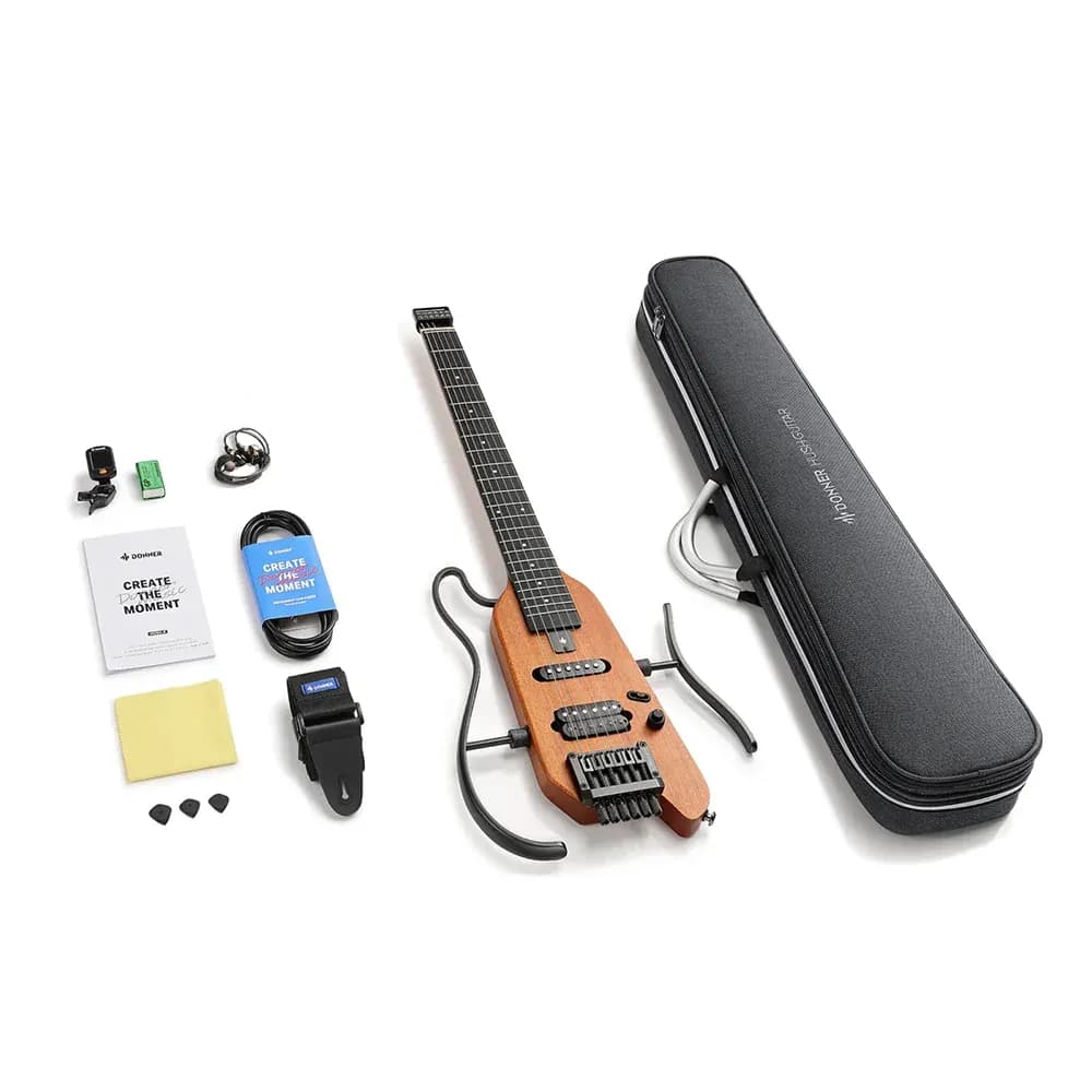 Donner HUSH X – Guitarra Eléctrica Headless Portátil - Miniatura 8 en LEMM DJ Store