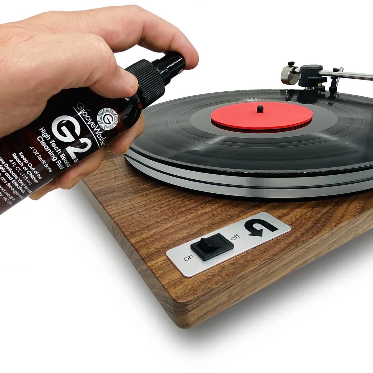 GrooveWasher – Kit de Limpieza para Vinilos con Mango de Nogal - Miniatura 7 en LEMM DJ Store