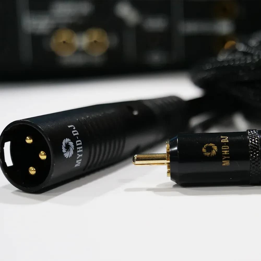 MYHD-DJ Premium – Cable RCA a XLR Macho (Par L - R) 2 y 3 Metros - Avatar en LEMM DJ Store