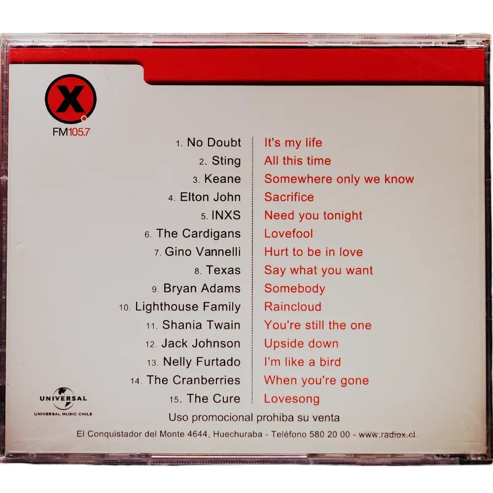 Radio X FM 105.7 – Nueva Radio (CD Compilado usado VG+) - Miniatura 2 en LEMM DJ Store