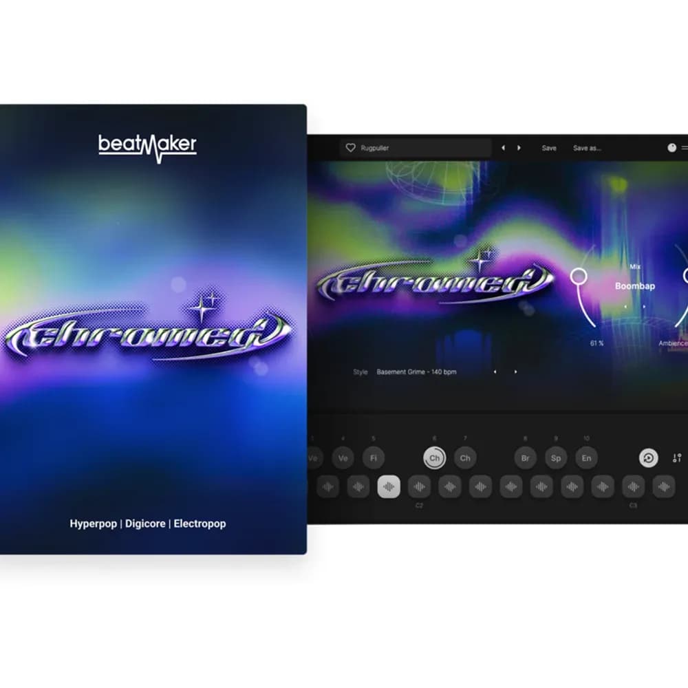 UJAM Beatmaker CHROMED – Plugin Virtual de Batería Hyperpop (Descarga Digital) - Miniatura 1 en LEMM DJ Store