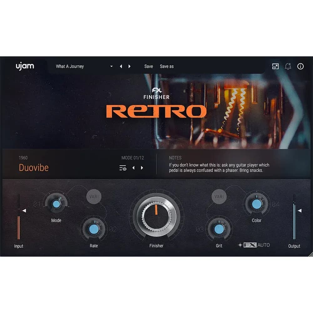 UJAM Finisher RETRO – Plugin de Mezcla y Masterización para Producción Musical (Descarga Digital) - Miniatura 1 en LEMM DJ Store