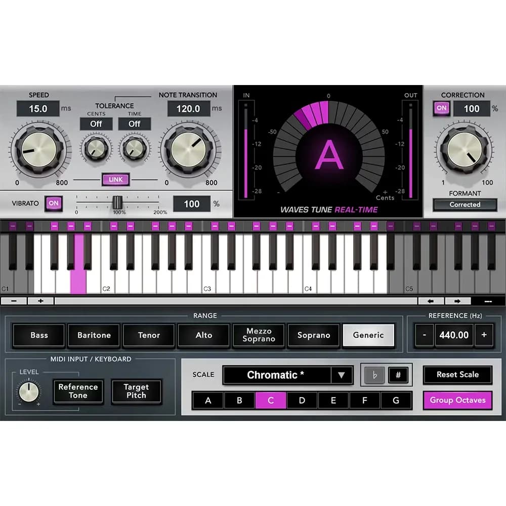 Waves Tune Real-Time – Plug-in de Afinación Vocal en Tiempo Real (Producto Digital) - Miniatura 1 en LEMM DJ Store