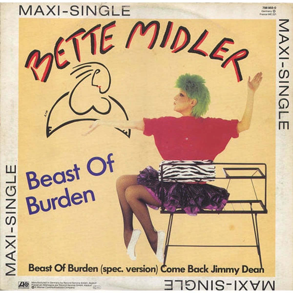 Bette Midler – Beast Of Burden (Vinilo usado) (VG+) BOX 1 B - Miniatura 1 en LEMM DJ Store
