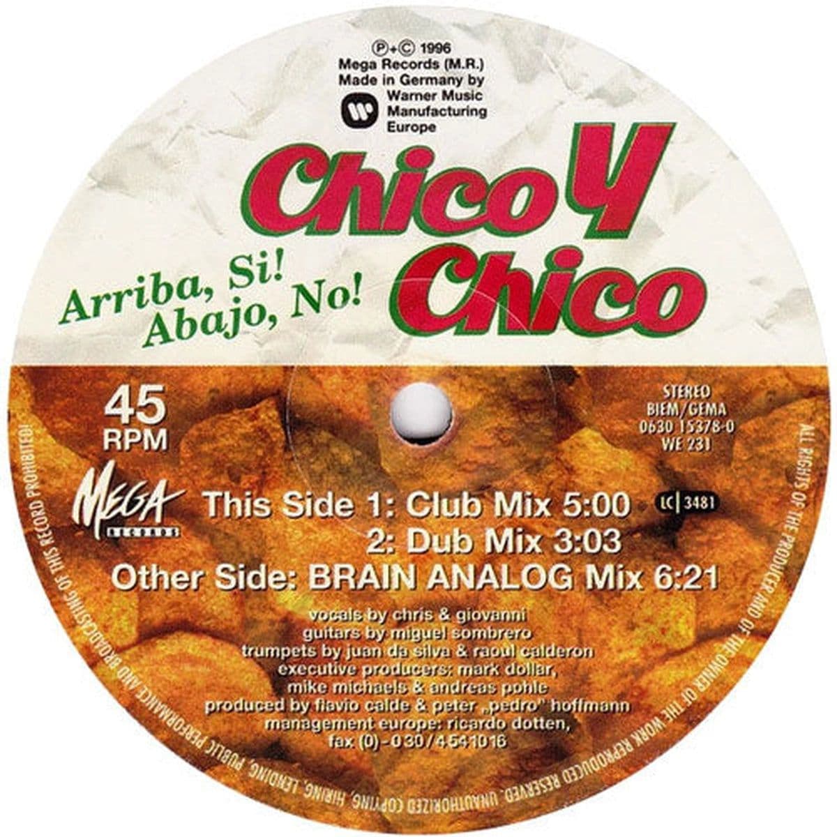 Chico Y Chico – Arriba, Si! Abajo, No! (Vinilo usado) (VG+) BOX 1B version Dub mala!! A2 - Miniatura 1 en LEMM DJ Store