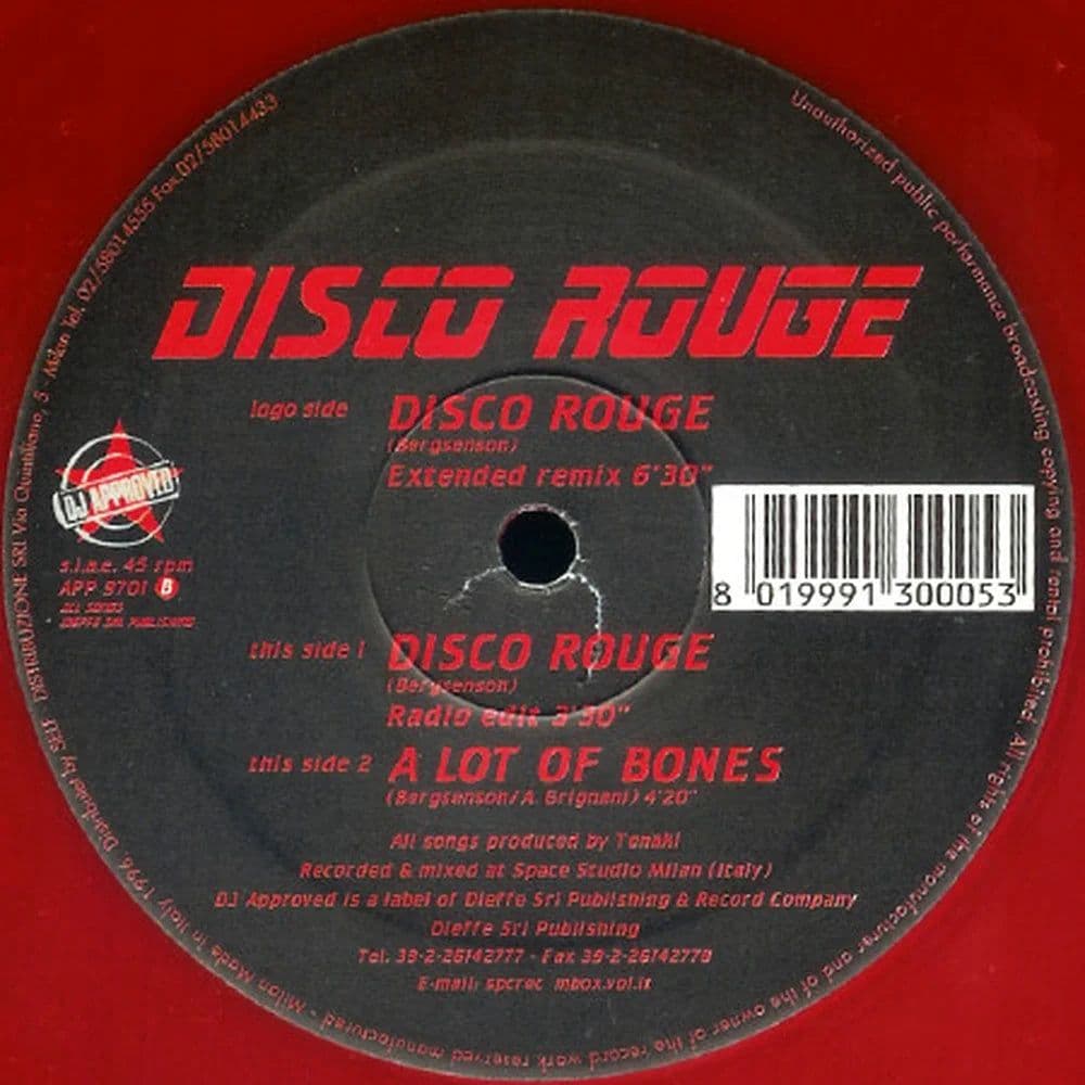 Disco Rouge – Disco Rouge (Vinilo usado VG+) - Miniatura 1 en LEMM DJ Store