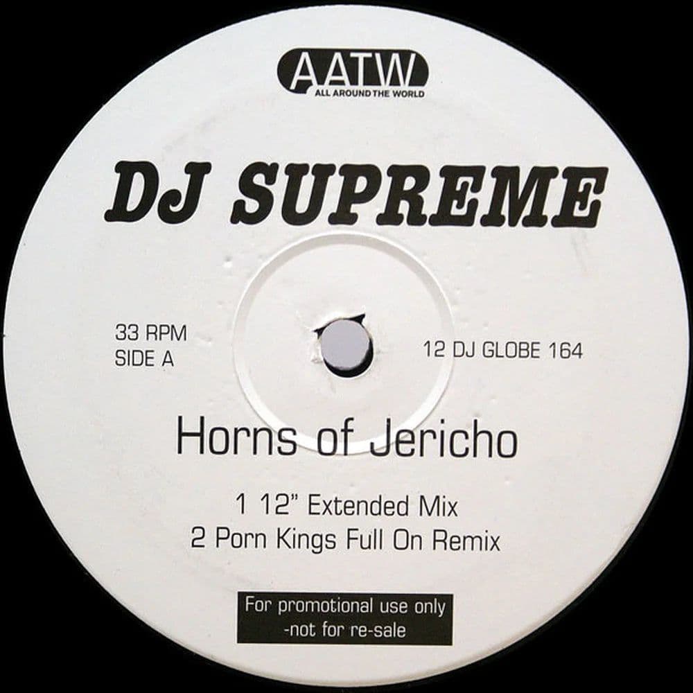 DJ Supreme - Horns Of Jericho (2x12", Promo) (Vinilo usado VG+) - Miniatura 1 en LEMM DJ Store