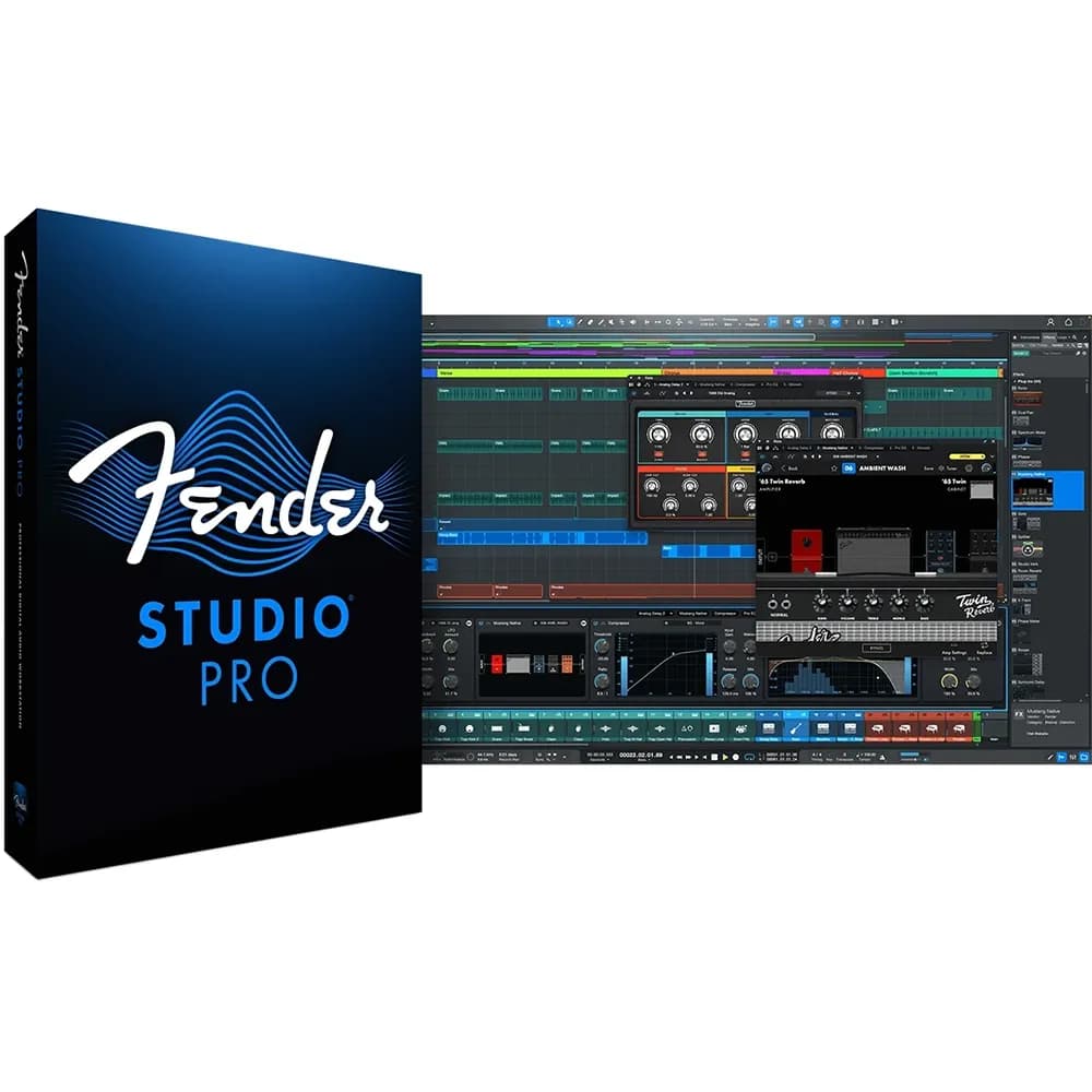 Fender Studio® Pro – DAW Profesional con Licencia Perpetua (Descarga Digital) - Miniatura 1 en LEMM DJ Store