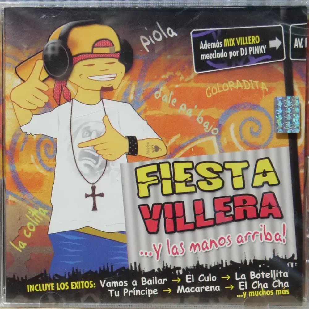 Fiesta Villera ...Y Las Manos Arriba! (CD Compilado Nuevo) - Miniatura 1 en LEMM DJ Store