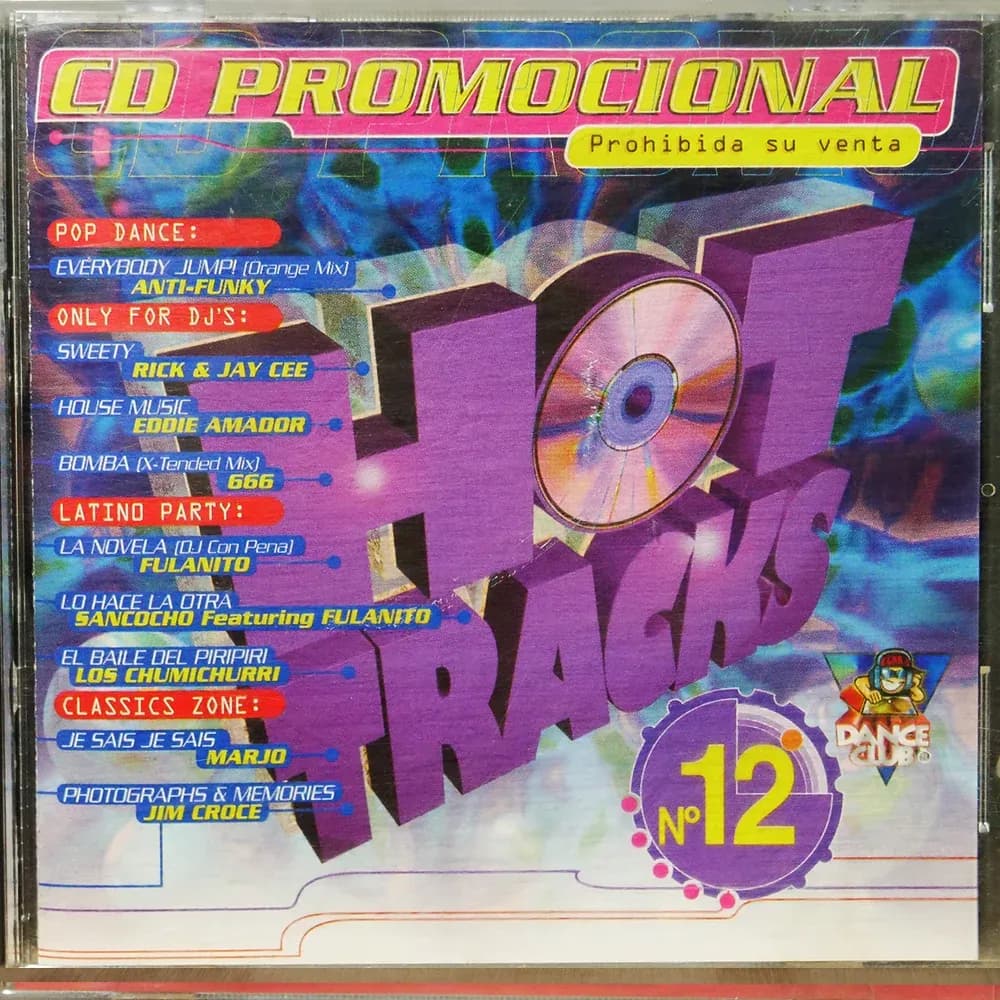 Hot Tracks N°12 – CD Promocional (CD Compilado usado VG+) - Miniatura 1 en LEMM DJ Store