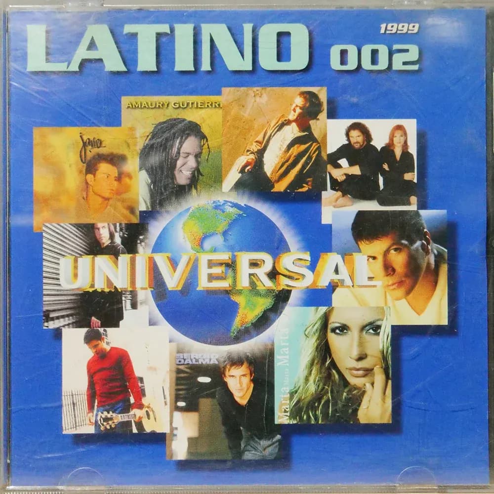 Latino 002 – Promocional Universal 1999 (CD Compilado usado VG+) - Miniatura 1 en LEMM DJ Store