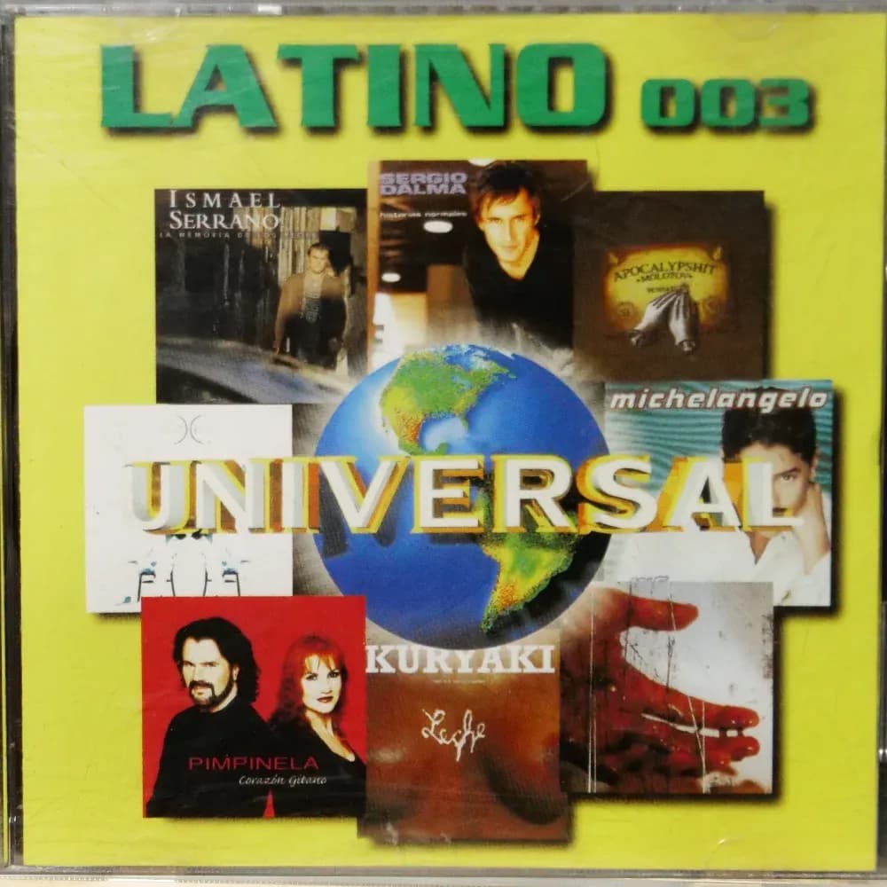 Latino 003 – Promocional Universal 1999 (CD Compilado usado VG+) - Miniatura 1 en LEMM DJ Store