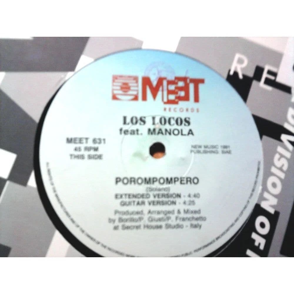 Los Locos Featuring Manola – Porompompero (Vinilo usado VG+) - Miniatura 1 en LEMM DJ Store