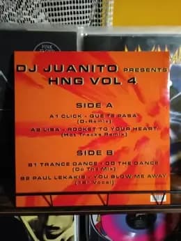 DJ JUANITO Presents HNG Vol 4 (Vinilo nuevo) (formato europeo sin sellado plastico) - Imagen 1