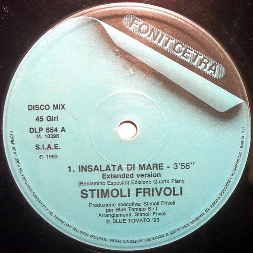 Stimoli Frivoli – Insalata Di Mare (Vinilo usado VG+) - Miniatura 1 en LEMM DJ Store