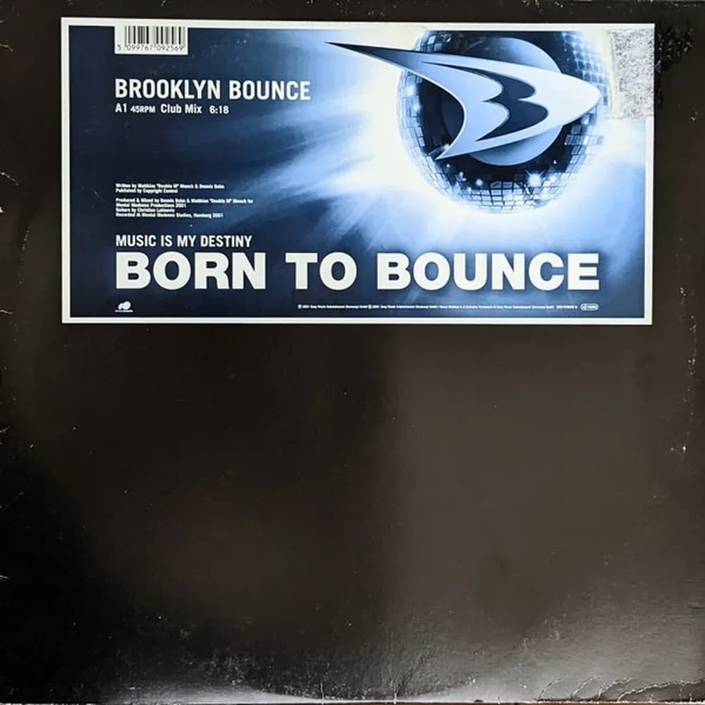 Brooklyn Bounce – Born To Bounce (Music Is My Destiny) (Vinilo usado VG+) - Miniatura 1 en LEMM DJ Store