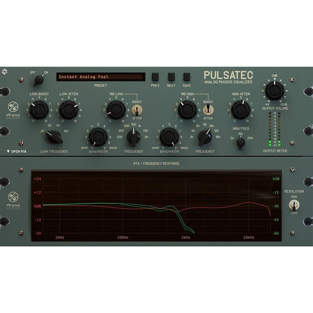 D16 Group Pulsatec – Plug-in Ecualizador Pasivo Analógico (Descarga Digital) - Variante - Vista alternativa en LEMM DJ Store