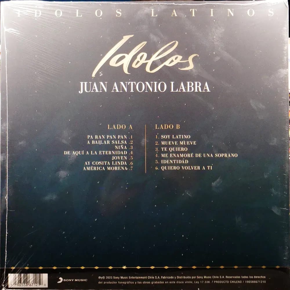 Juan Antonio Labra – Ídolos (Vinilo LP nuevo) - Variante - Vista alternativa en LEMM DJ Store