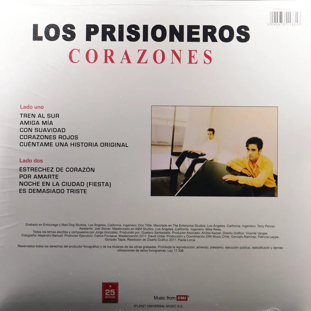 Los Prisioneros – Corazones (Vinilo LP nuevo) - Variante - Vista alternativa en LEMM DJ Store