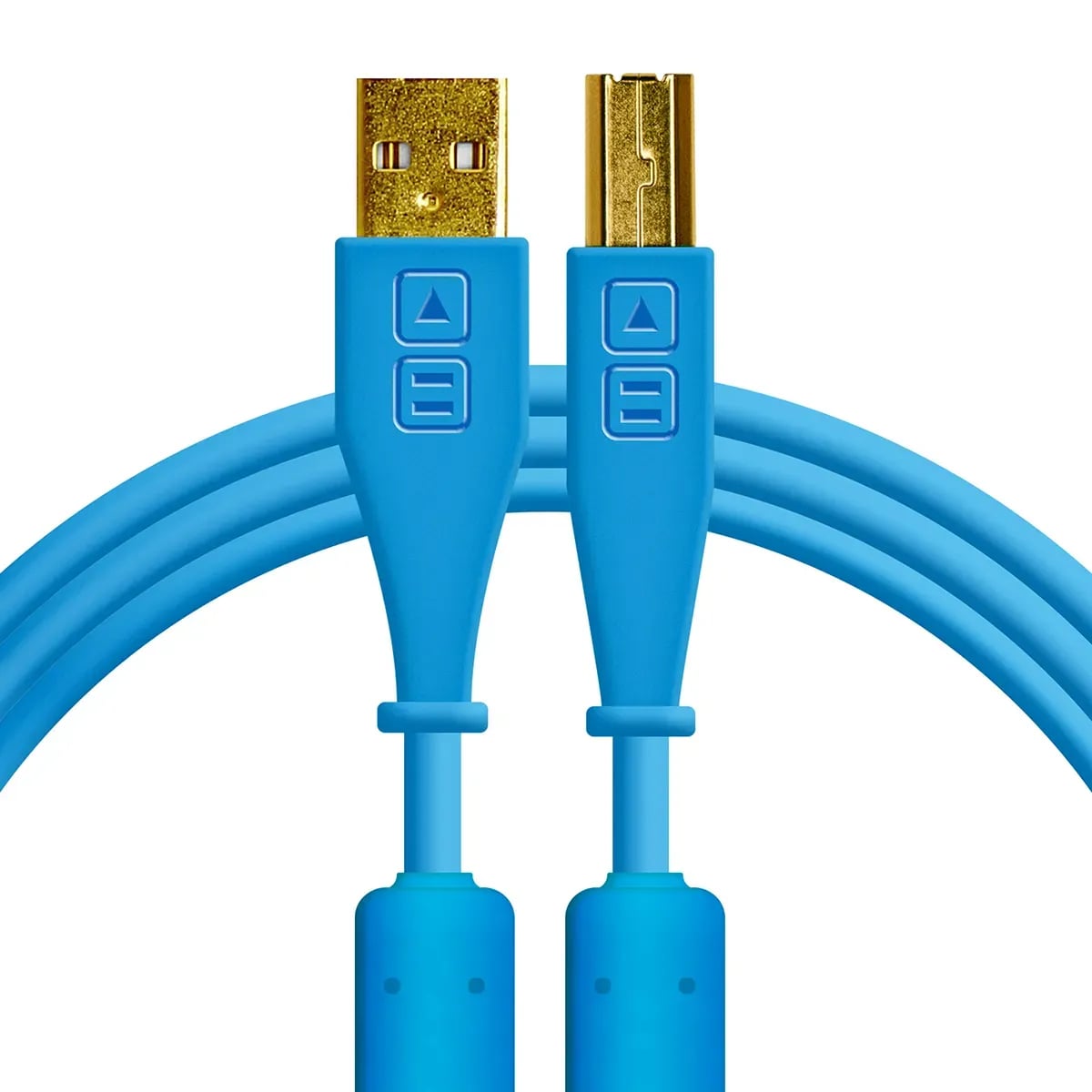 DJ TechTools Chroma Cables USB-A to B – Cable USB DJ Blindado - Azul 1.5 metros en LEMM DJ Store