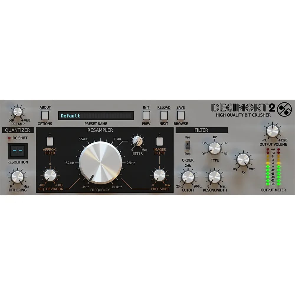 D16 Group Decimort 2 – Plug-in Bit Crusher para Producción Musical (Descarga Digital) - Variante en LEMM DJ Store