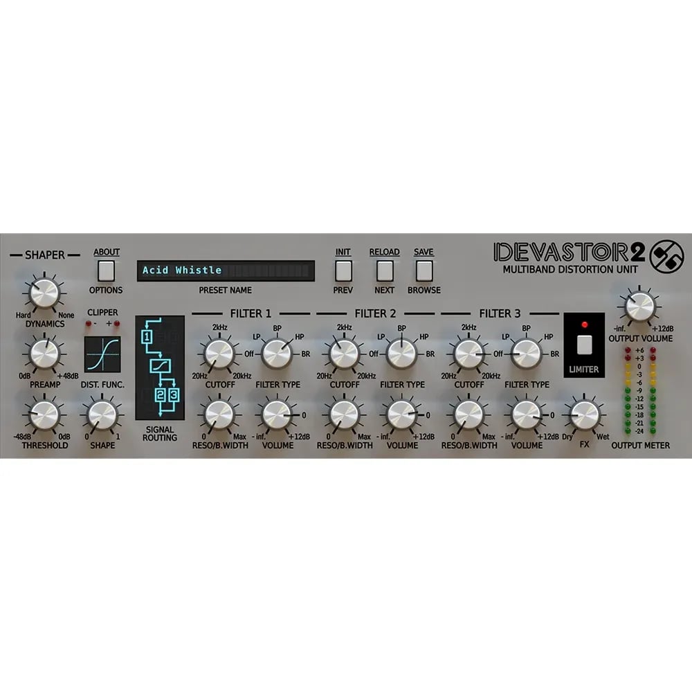 D16 Group Devastor 2 – Plug-in de Distorsión Multibanda (Descarga Digital) - Variante en LEMM DJ Store