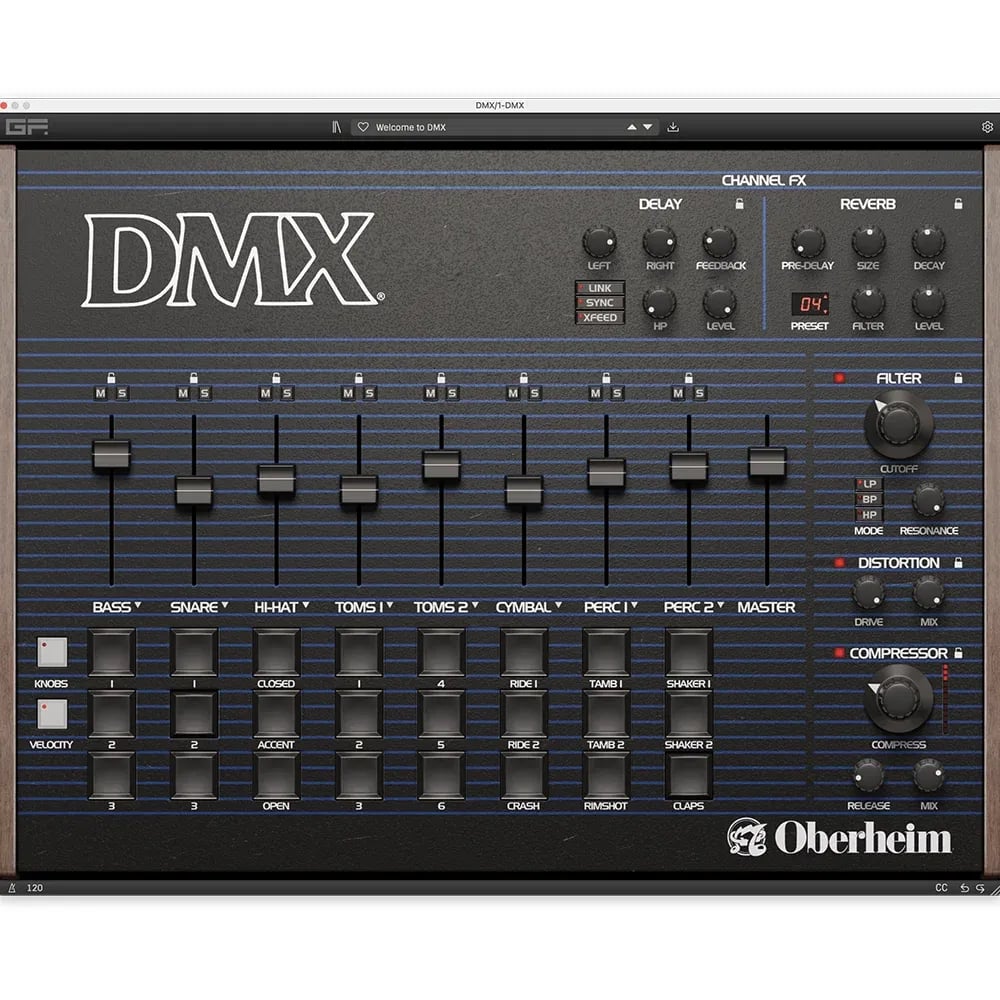 GForce DMX – Batería Virtual Plugin para Producción Musical (Descarga Digital) - Variante en LEMM DJ Store