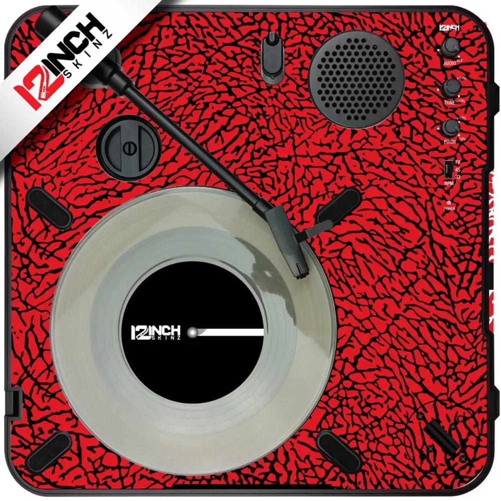 Adhesivo para Numark PT-01 Scratch Turntable Skinz - Dunk Colors (Adhesivo de gran calidad) - Variante en LEMM DJ Store