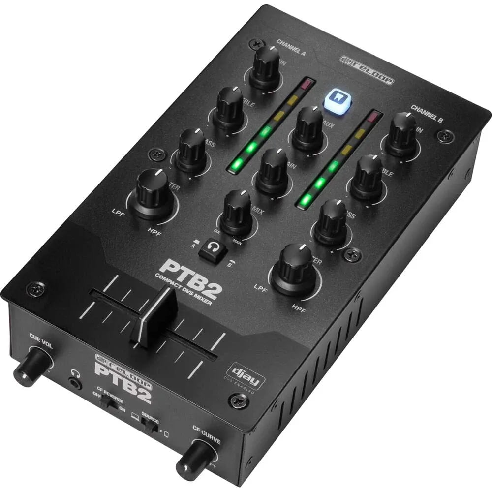 Reloop PTB-2 – Mixer DJ Portátil 2+1 Canales con DVS y Bluetooth - Variante en LEMM DJ Store