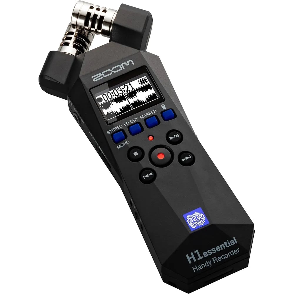 Zoom H1essential – Grabadora de Audio Portátil 32-Bit Float 2 Canales - Variante en LEMM DJ Store