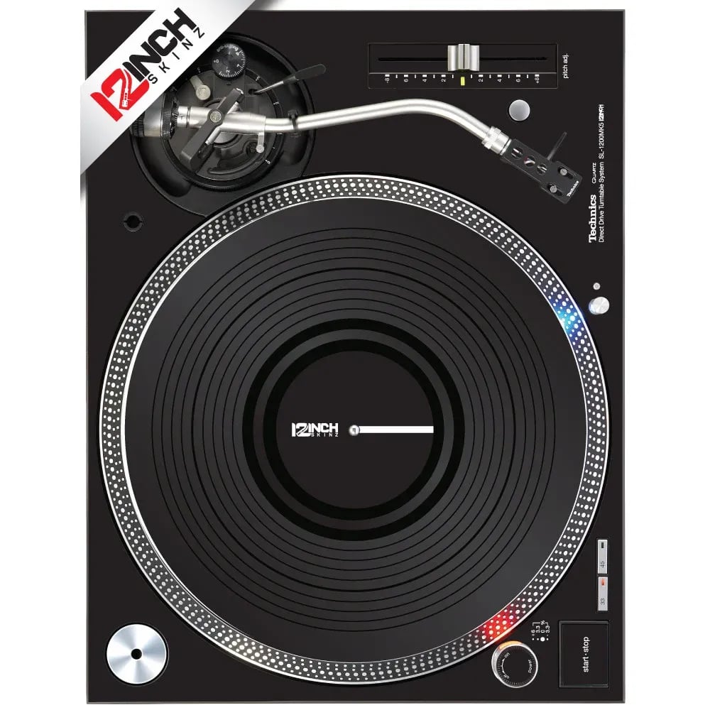 Adhesivo para Technics SL-1200MK5 Skinz - Color Negro (Adhesivo de gran calidad) - Variante en LEMM DJ Store