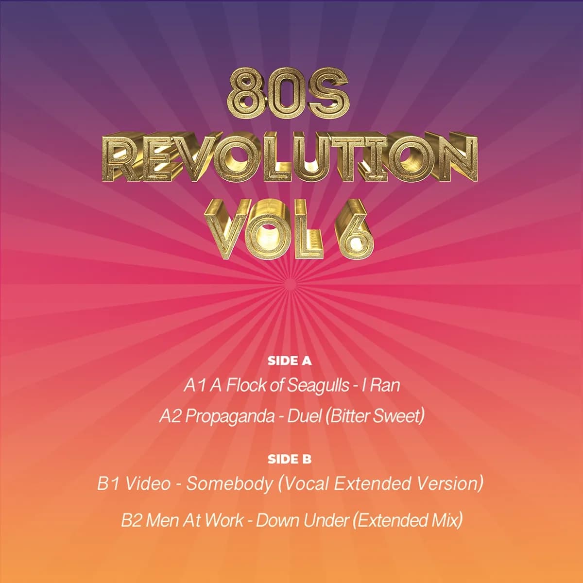 80s Revolution Vol 6 Vinilo Edición Limitada