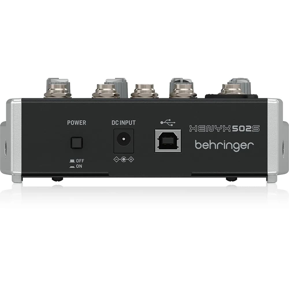 Behringer Xenyx 502S Mixer Análogo 5 Canales con USB Streaming