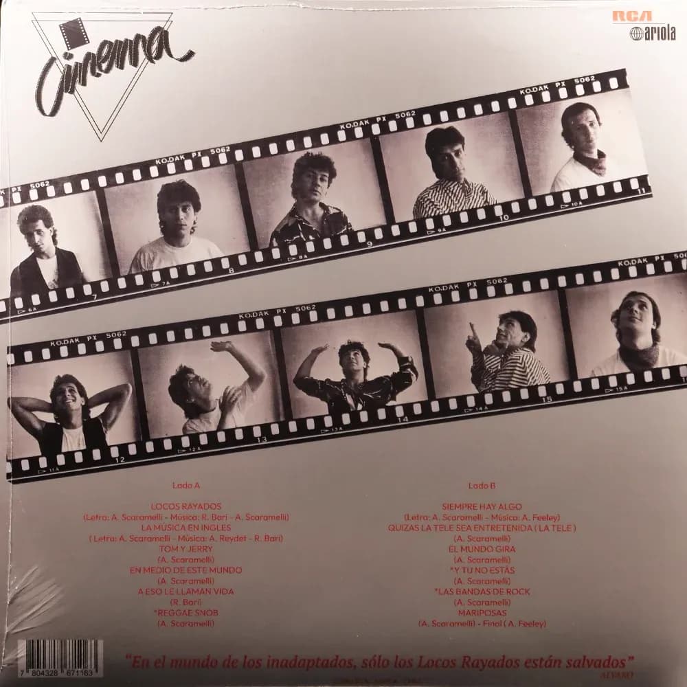 Cinema – Locos Rayados (Vinilo LP nuevo)