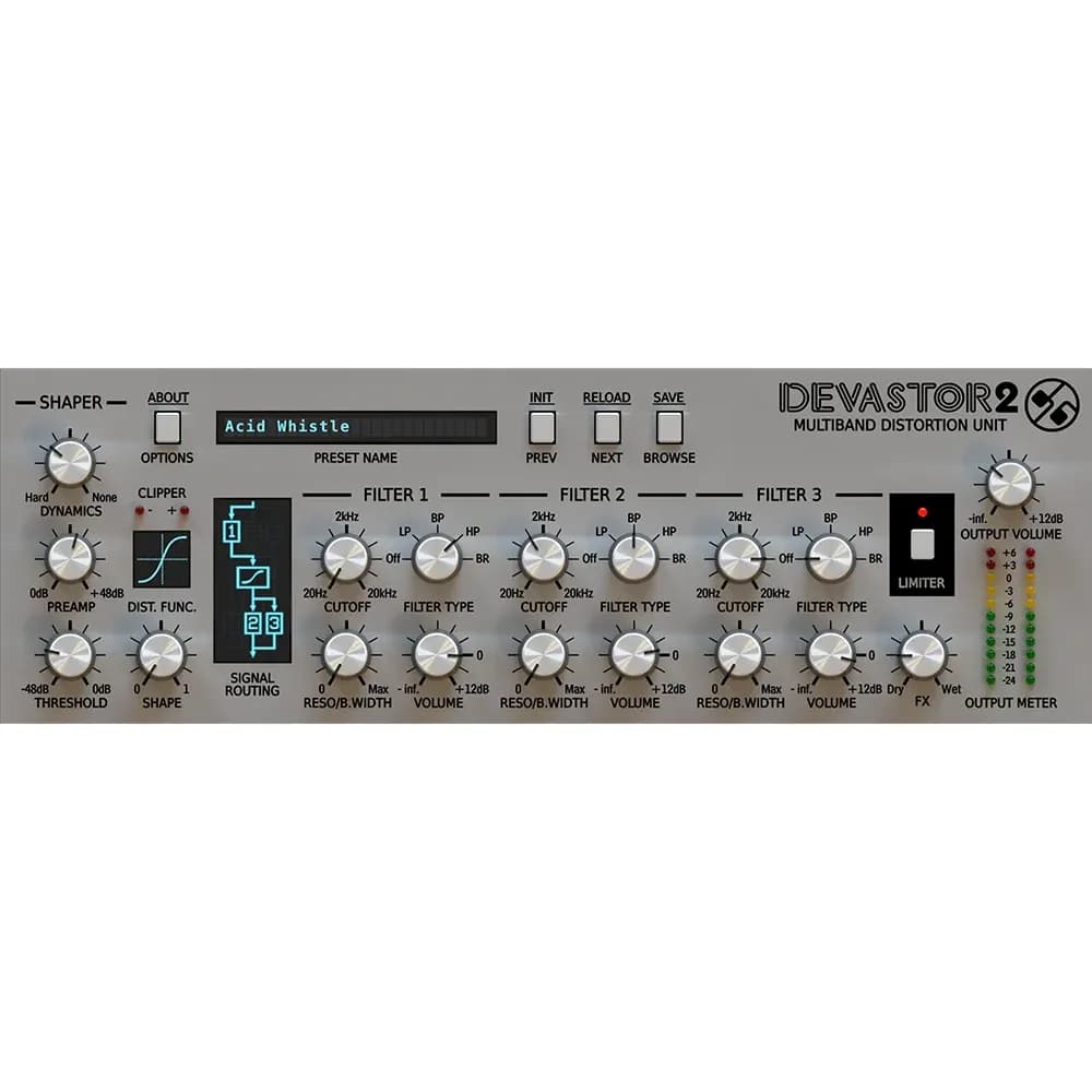 D16 Group Devastor 2 – Plug-in de Distorsión Multibanda (Descarga Digital)