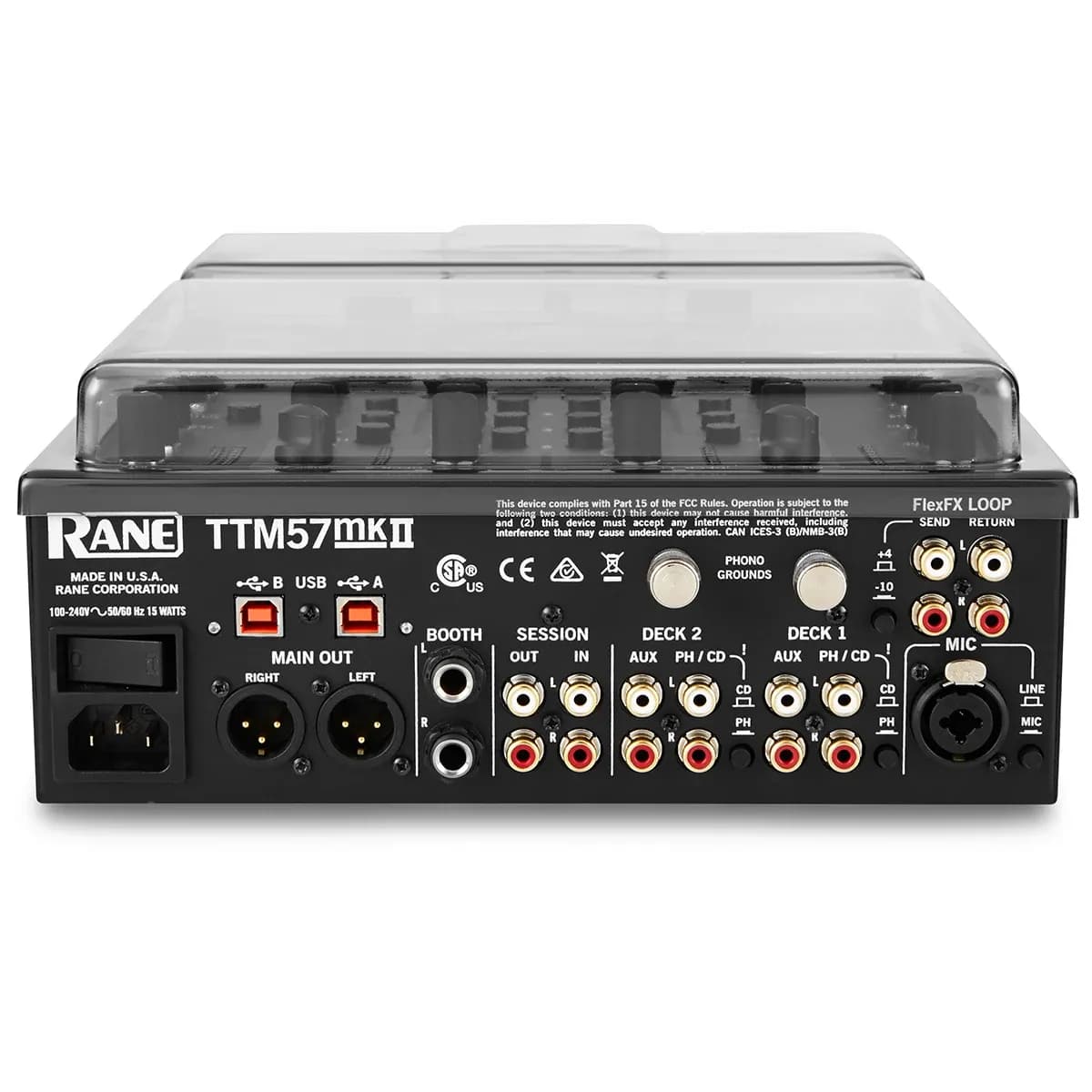 Decksaver – Tapa Protectora Rane TTM-57 MK2 | Policarbonato Ahumado