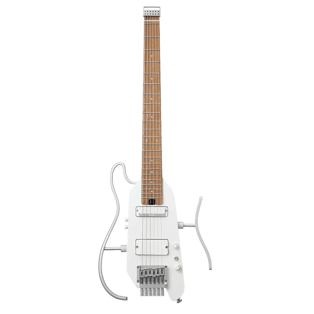 Donner HUSH X PRO White-Luxe – Guitarra Eléctrica Portátil con Efectos - White-Luxe - Vista alternativa en LEMM DJ Store