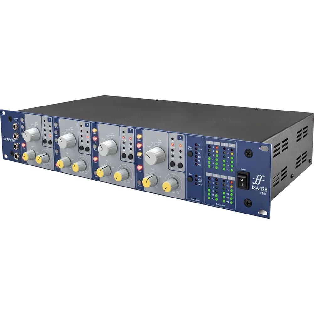 Focusrite ISA 428 MkII Preamplificador de Micrófono 4 Canales