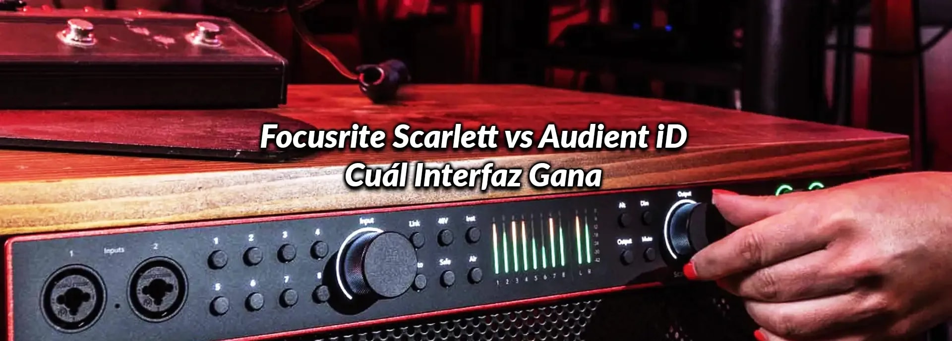 Focusrite Scarlett vs Audient iD: Cuál Interfaz Gana
