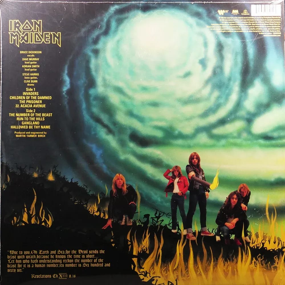 Iron Maiden – The Number of the Beast (Vinilo LP nuevo) - Variante - Vista alternativa en LEMM DJ Store