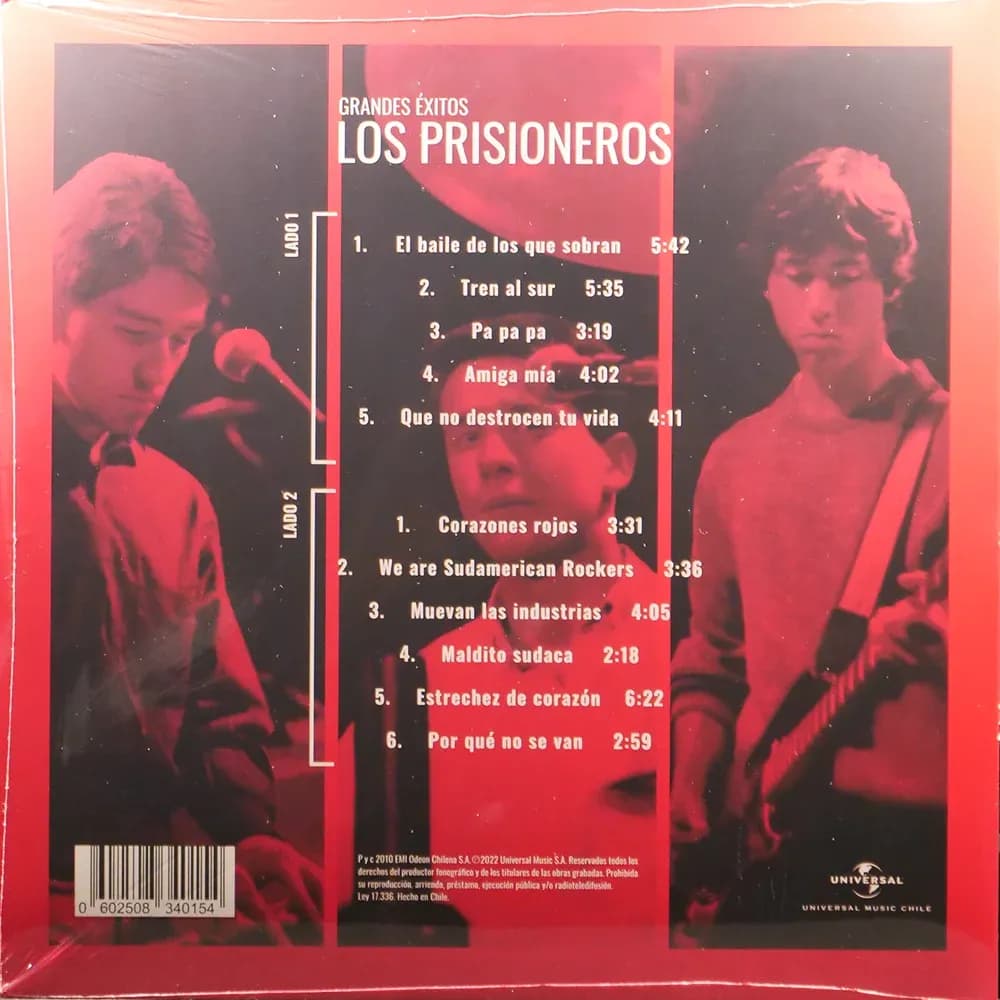 Los Prisioneros – Grandes Éxitos (Vinilo LP nuevo)