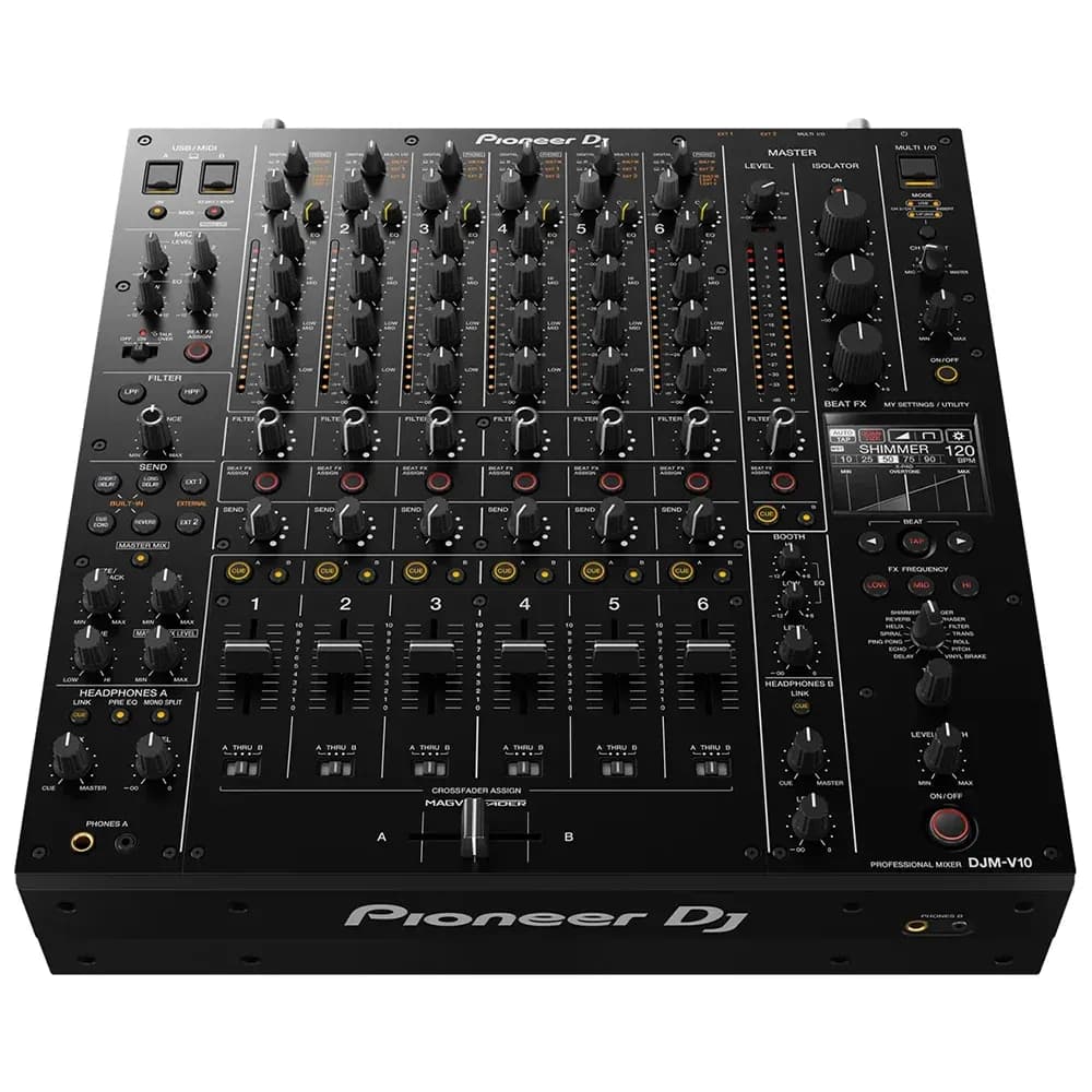 Pioneer DJ DJM-V10 – Mixer DJ Profesional 6 Canales