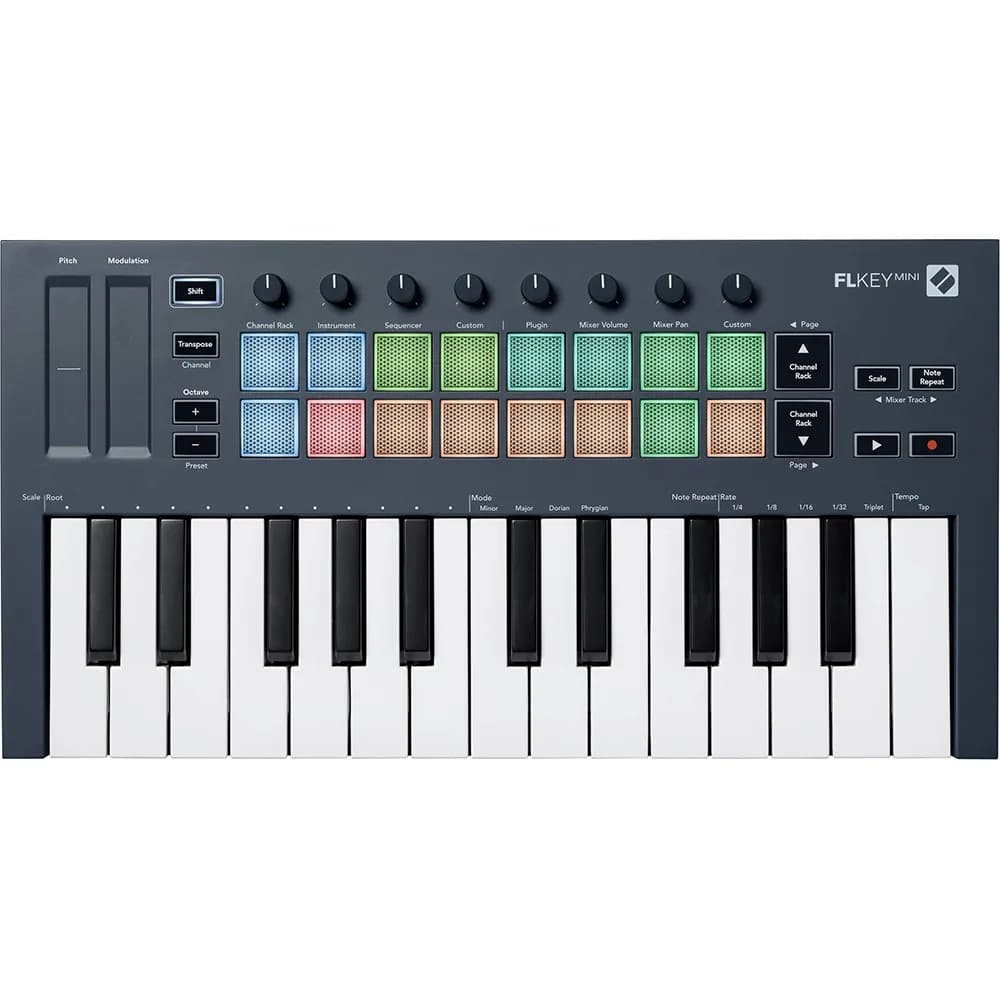Novation FLkey Mini – Controlador MIDI 25 Teclas para FL Studio