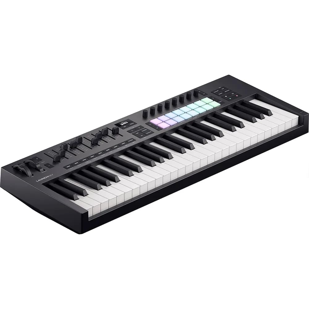 Novation Launchkey 49 MK4 – Teclado MIDI USB de 49 teclas semi-pesadas para Ableton