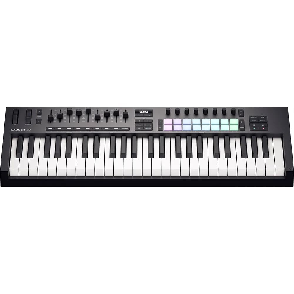 Novation Launchkey 49 MK4 – Teclado MIDI USB de 49 teclas semi-pesadas para Ableton