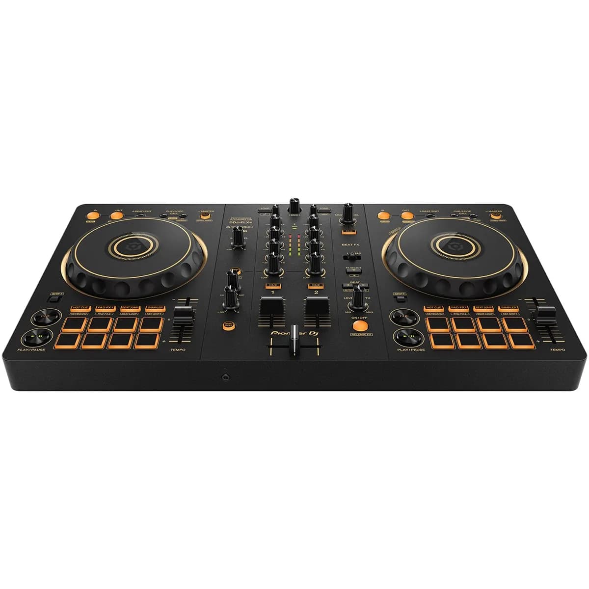 Pioneer DJ DDJ-FLX4 Gold – Controlador DJ 2 Canales USB-C